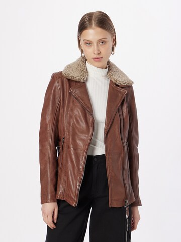 Gipsy Between-season jacket 'Skara' in Brown: front