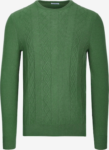 Pull-over Malo en vert : devant