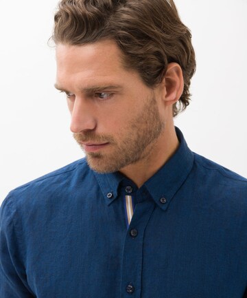 BRAX Regular fit Overhemd 'Dirk' in Blauw