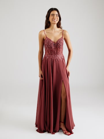 Robe de soirée MAGIC NIGHTS en rouge : devant