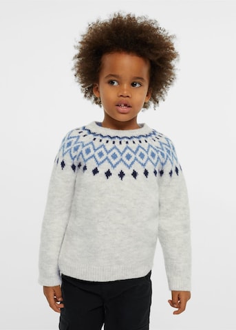 MANGO KIDS Pullover 'Robert' in Grau: predná strana