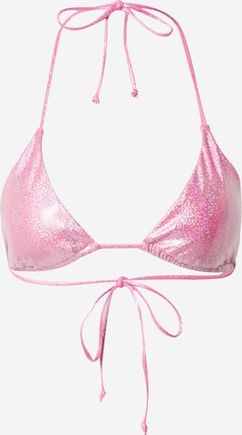 NLY by Nelly Góra bikini w kolorze różowy: przód