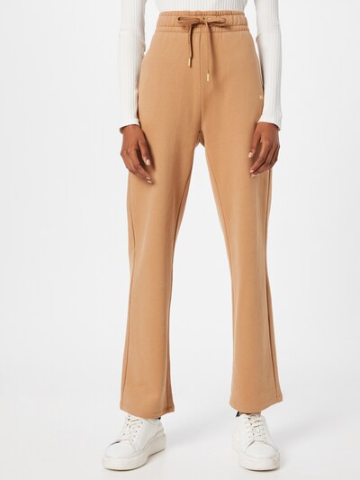 BOSS Casual Hose 'Emayla' in hellbeige, Modelansicht