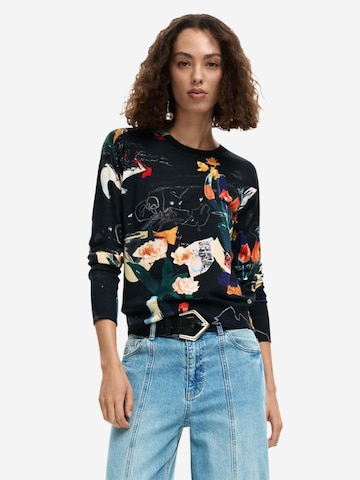 Pullover 'JERS_NANTES_LACROIX 26SWJF35' di Desigual in nero: frontale