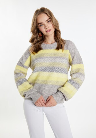 IZIA Sweater 'Eyota' in Grey: front