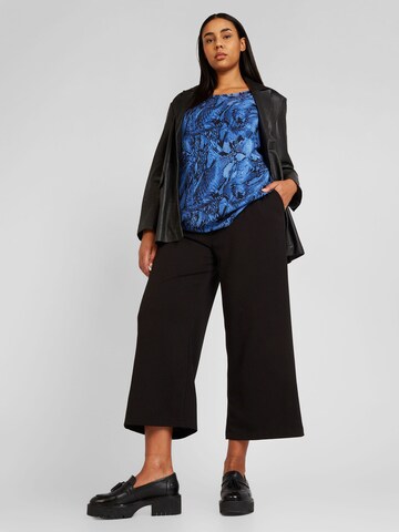 ONLY Carmakoma Blouse 'SNICKA' in Blauw