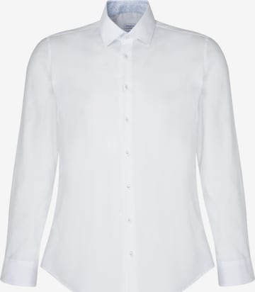 SEIDENSTICKER Slim Fit Businesspaita 'Smart Essentials' värissä valkoinen: etupuoli