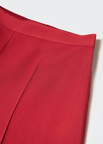 MANGO Wide Leg Suorat housut 'lido' värissä punainen