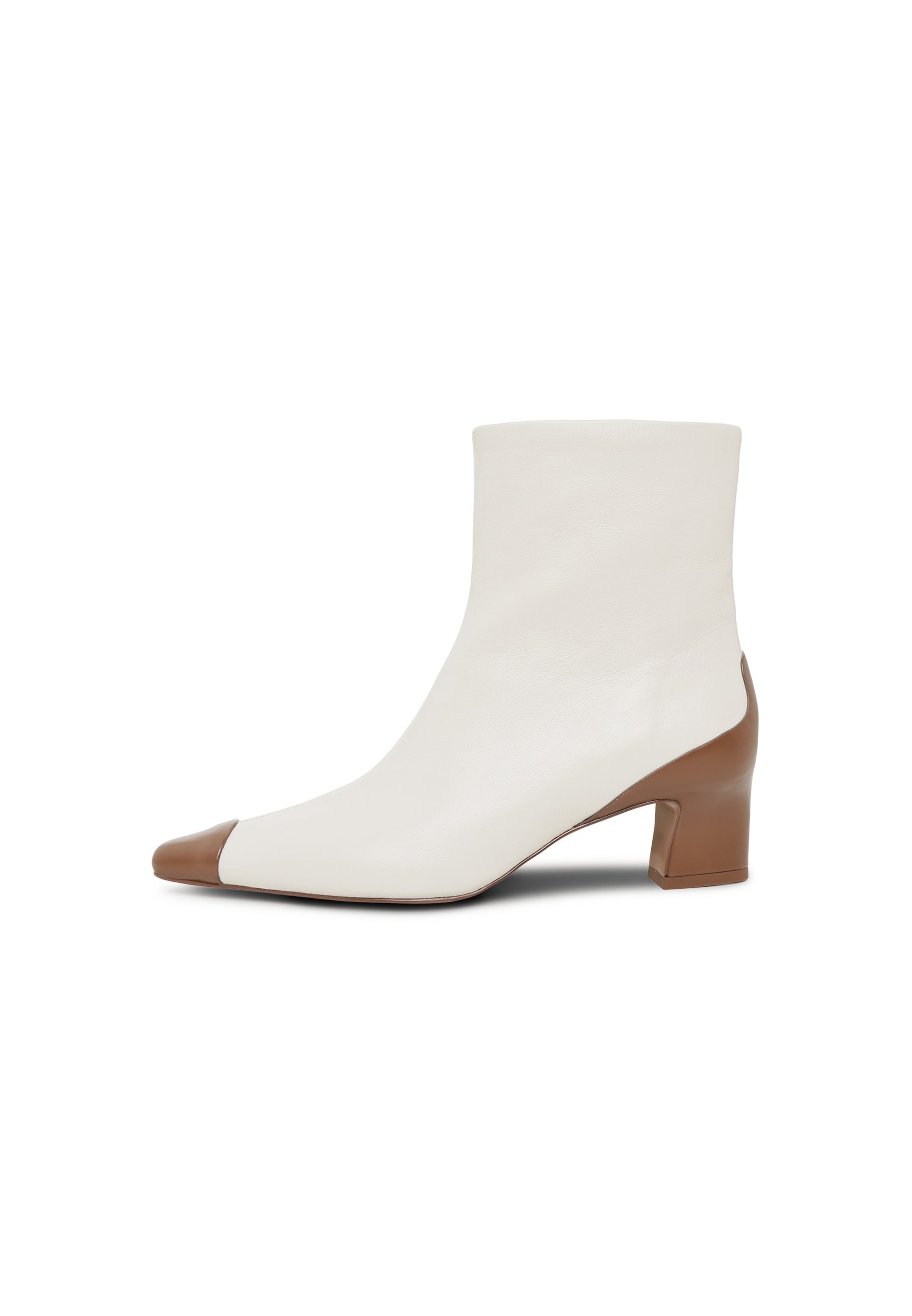 & Other Stories Bottines en 36 en caramel / blanc, Vue avec produit