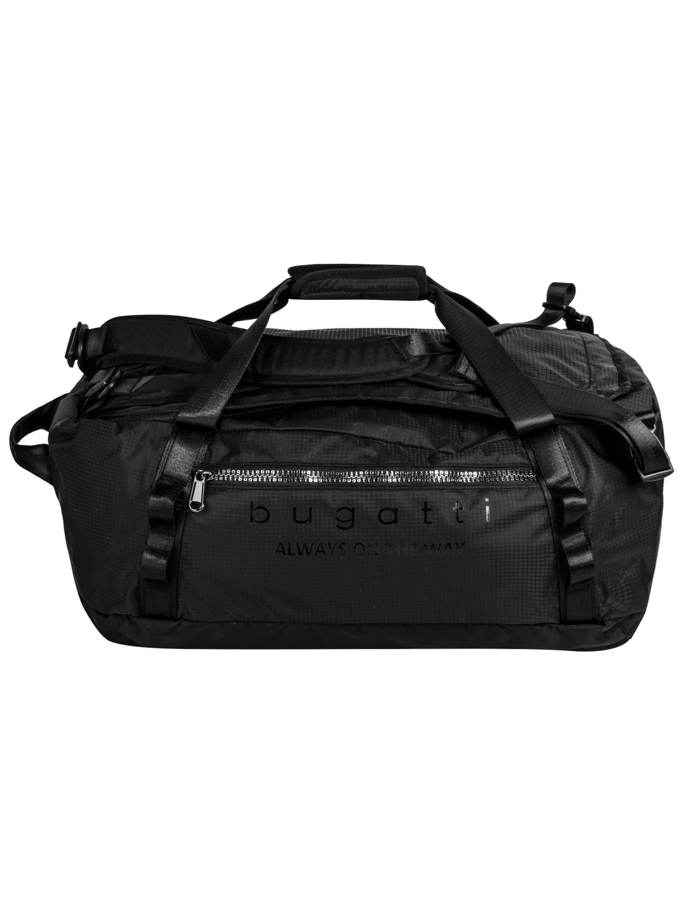 bugatti Travel Bag 'LETTER'S' in Black: front