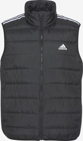 Gilet de sport 'Essentials Light Down' ADIDAS SPORTSWEAR en noir : devant