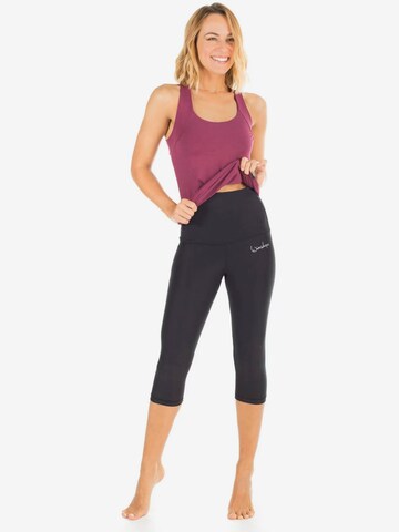 Winshape Slimfit Sporthose 'HWL202' in Schwarz