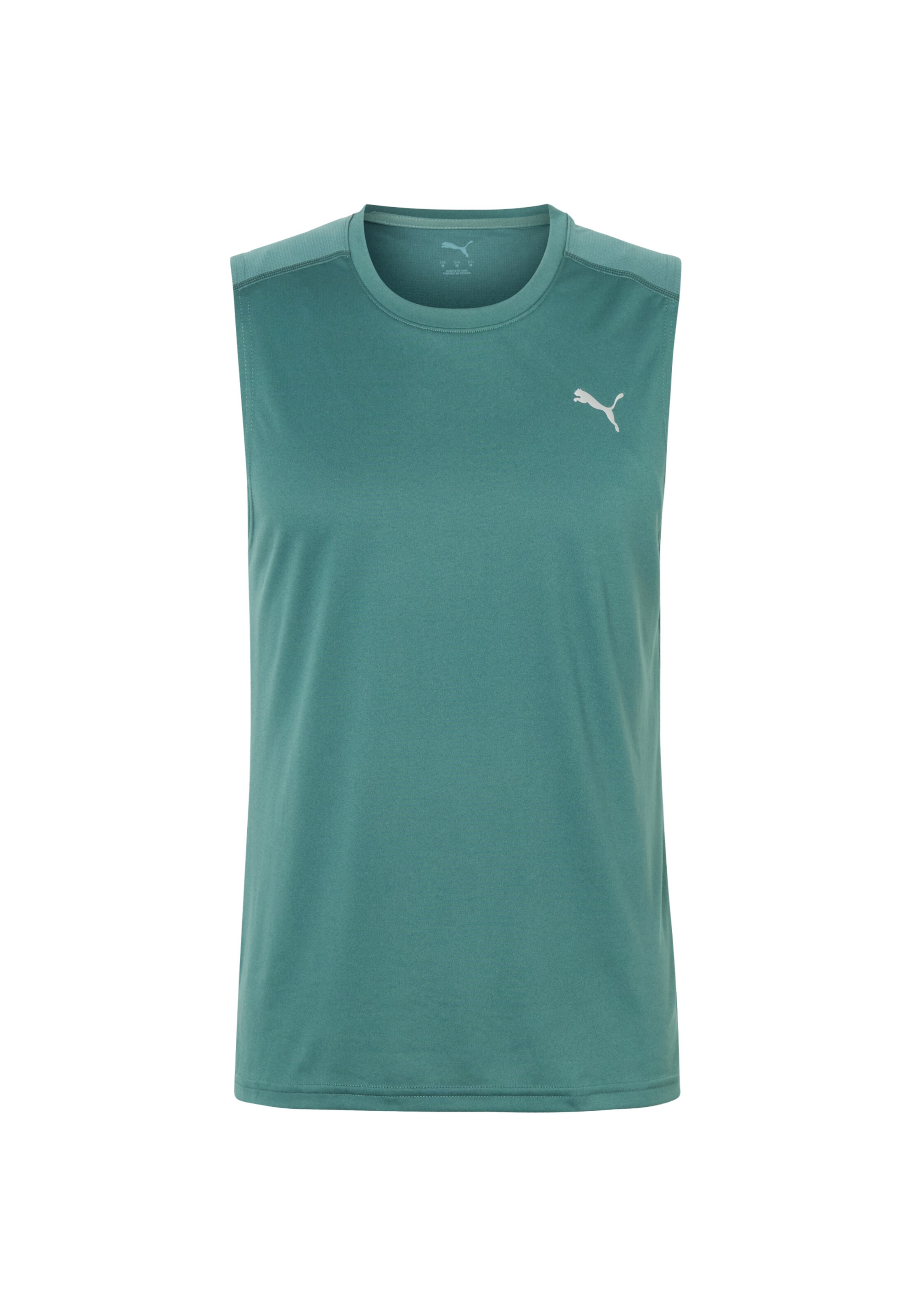 T-Shirt fonctionnel 'PWR' PUMA en vert : devant