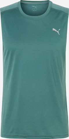 T-Shirt fonctionnel 'PWR' PUMA en vert : devant