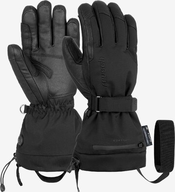 REUSCH Athletic Gloves 'Instant Heat R-TEX® XT' in Black: front