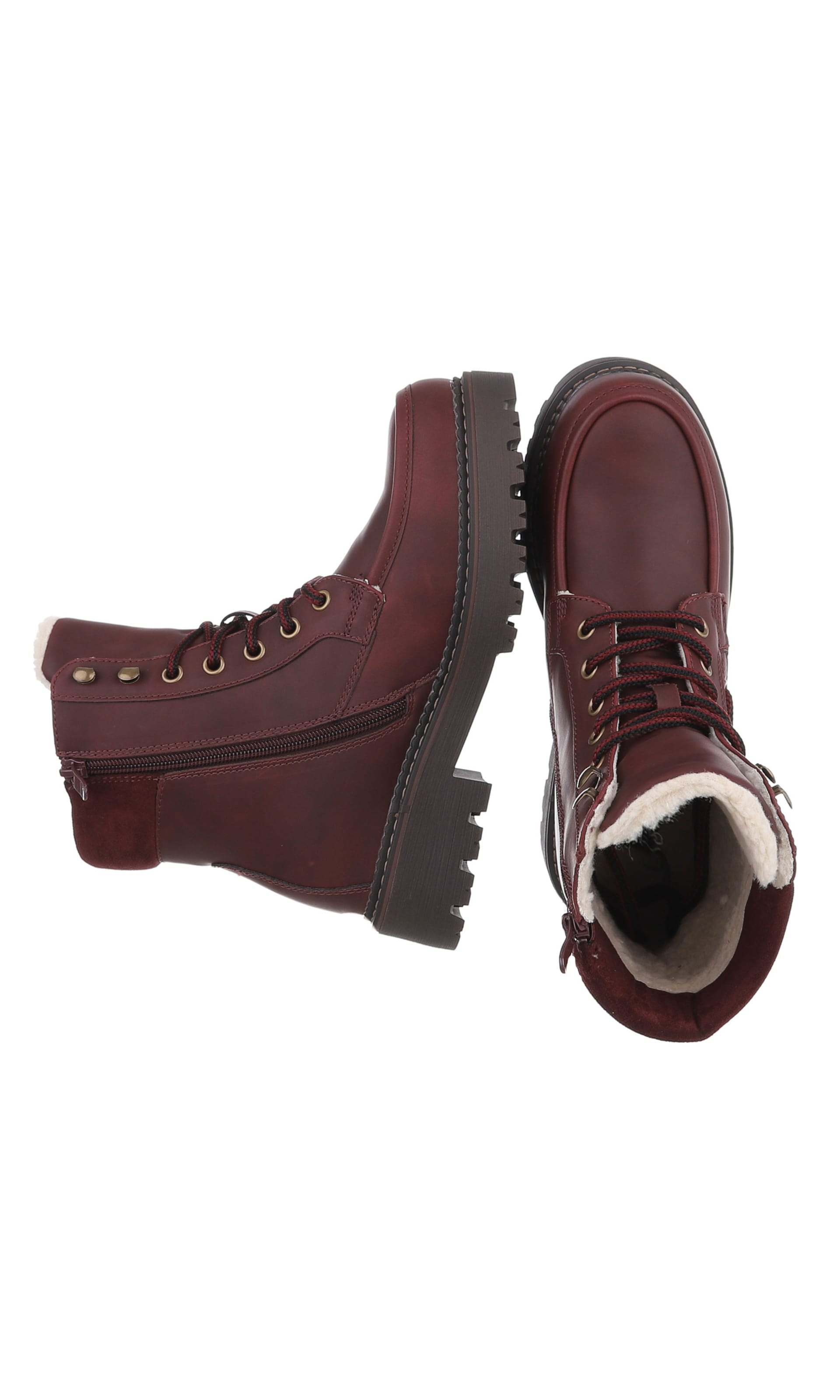 Ital-Design Stiefelette in Rot