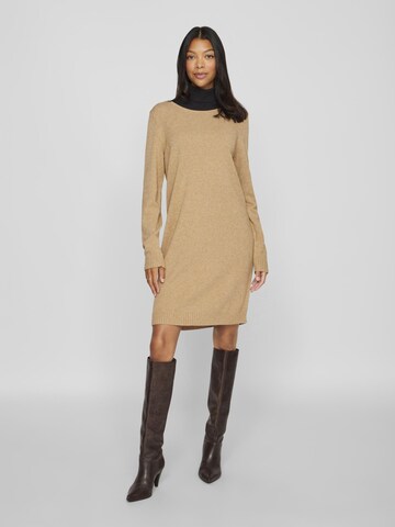 VILA Knit dress in Brown