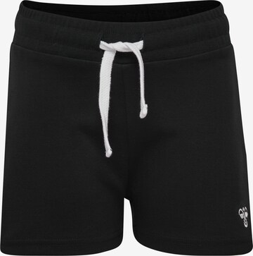 Hummel Regular Sports trousers in Black: front