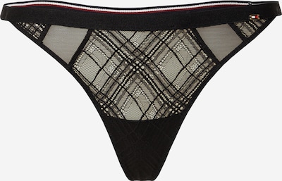 TOMMY HILFIGER String en bleu marine / noir / blanc cassé, Vue avec produit