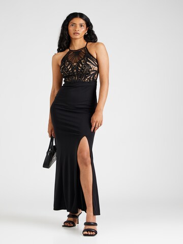 Lipsy - Vestido de noche en negro: frente