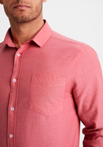 H.I.S Regular fit Button Up Shirt 'EM LBG' in Pink
