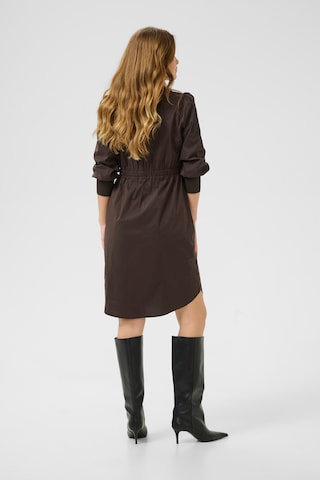 CULTURE Shirt dress in Brown