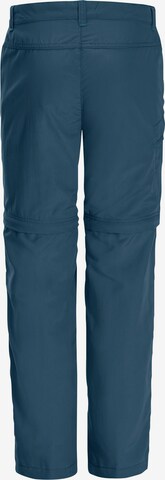 JACK WOLFSKIN Regular Outdoor Pants 'Safari' in Blue