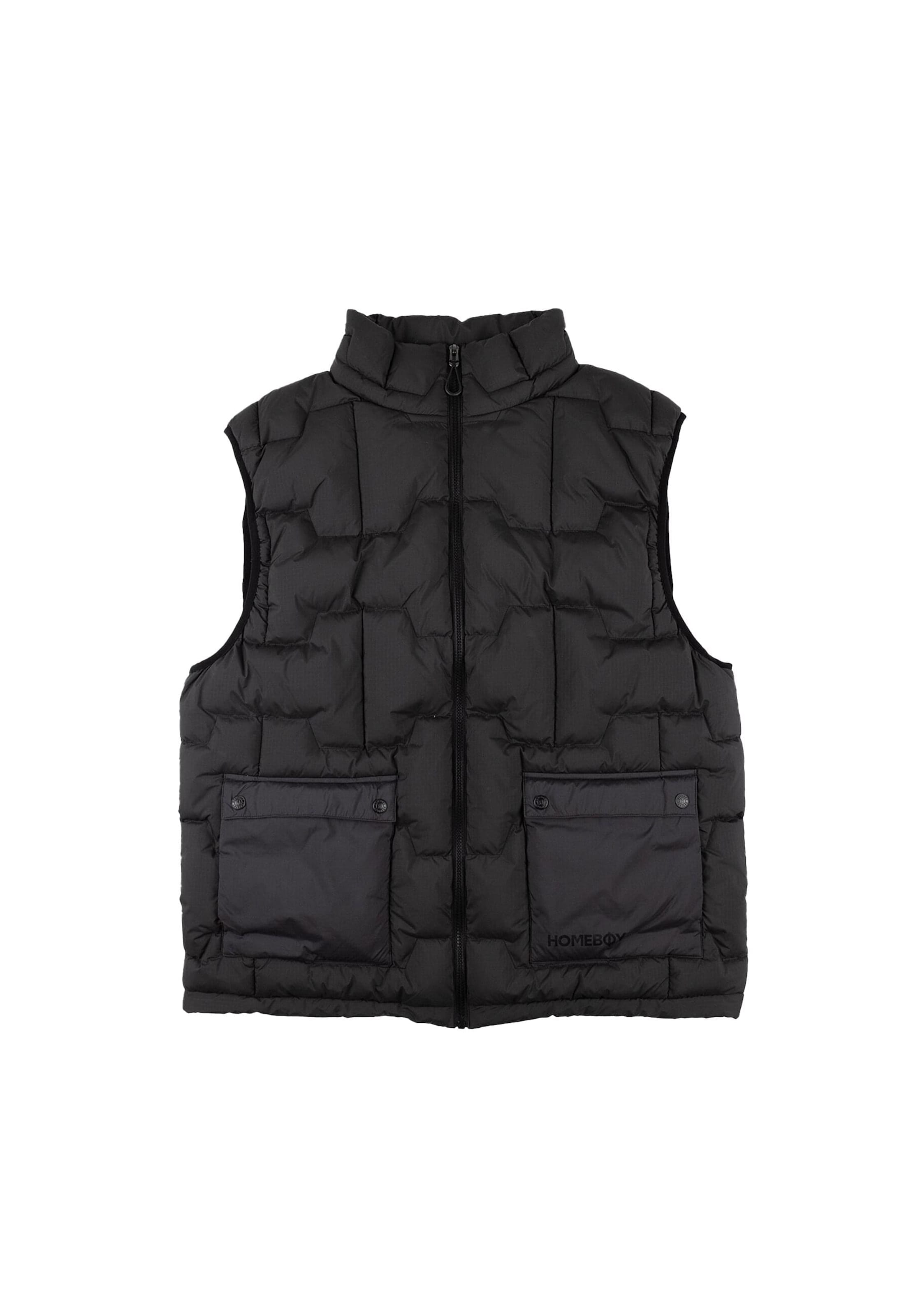 HOMEBOY Vesta 'Paver' – černá: přední strana