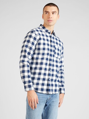 Coupe regular Chemise AÉROPOSTALE en bleu : devant