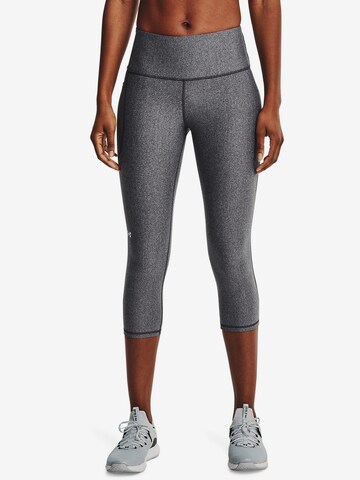 Skinny Pantalon de sport UNDER ARMOUR en gris : devant