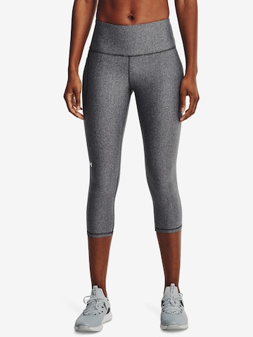 Skinny Pantaloni sport de la UNDER ARMOUR pe gri: față