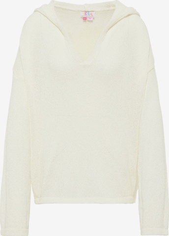 Pullover di IZIA in bianco: frontale