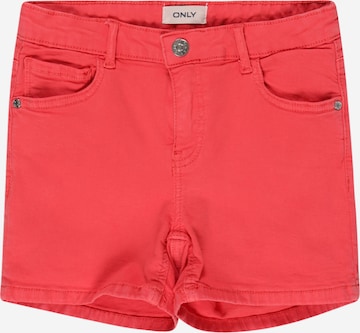 KIDS ONLY Shorts in Rot: predná strana