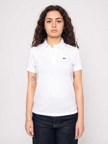 LACOSTE Koszulka 'Short-sleeved White Polo Shirt' w kolorze biały