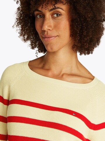 TOMMY HILFIGER Sweter w kolorze biały