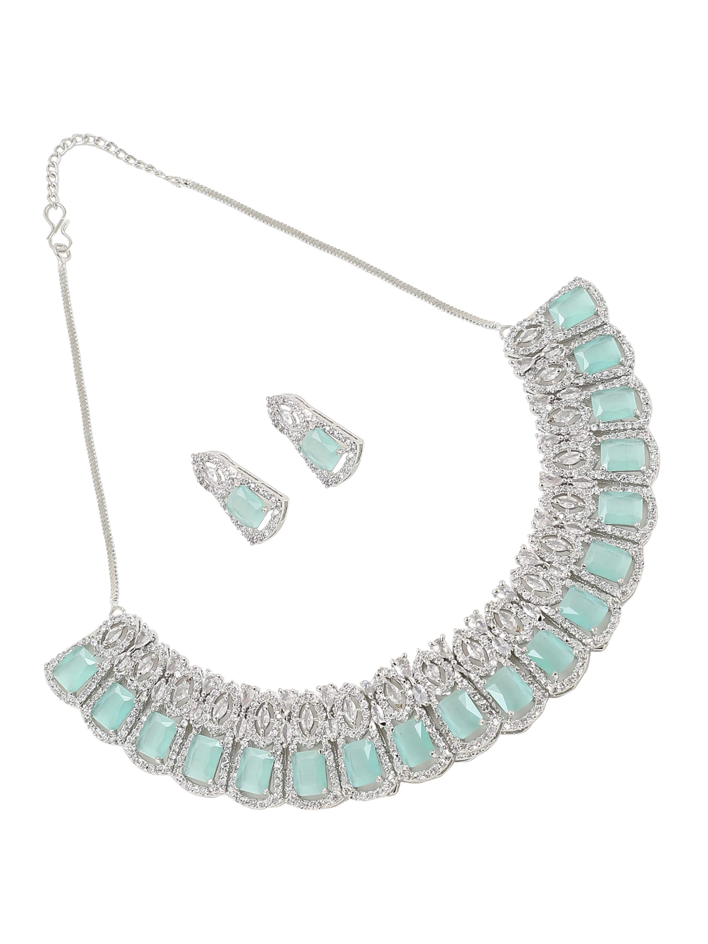 SOHI Sada šperkov 'Asmat' - Modrá: predná strana