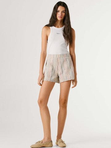 Pepe Jeans Regular Shorts 'Genny' in Weiß