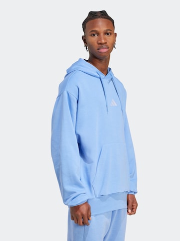 ADIDAS SPORTSWEAR Спортен суитшърт 'Feelcozy' в синьо: отпред