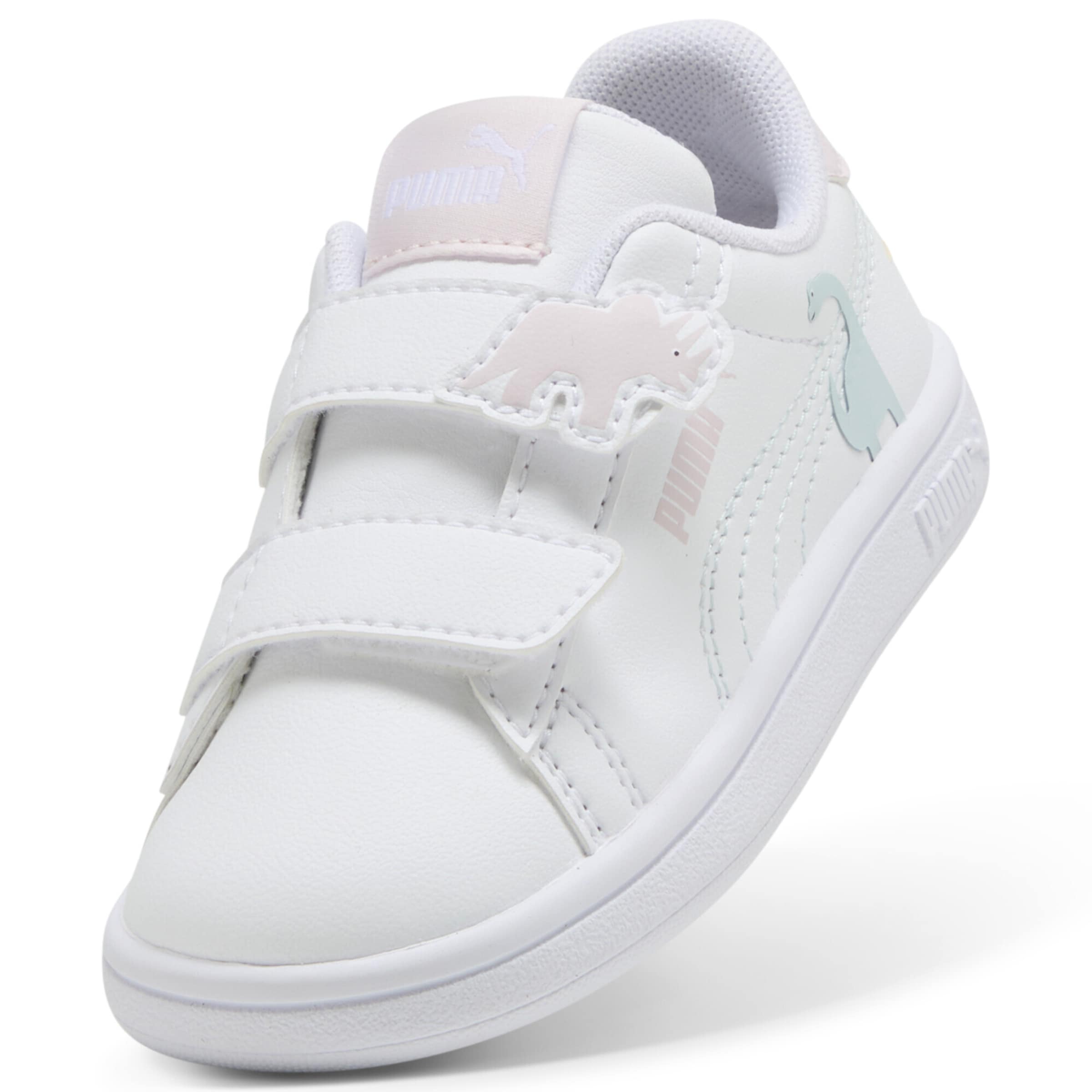 PUMA Sneakers 'Smash 3.0 Dino' in Wit: voorkant