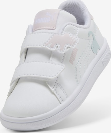 PUMA Sneakers 'Smash 3.0 Dino' in Wit: voorkant