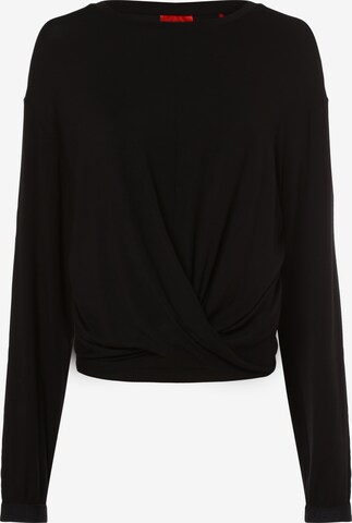 HUGO Pajama Shirt in Black: front