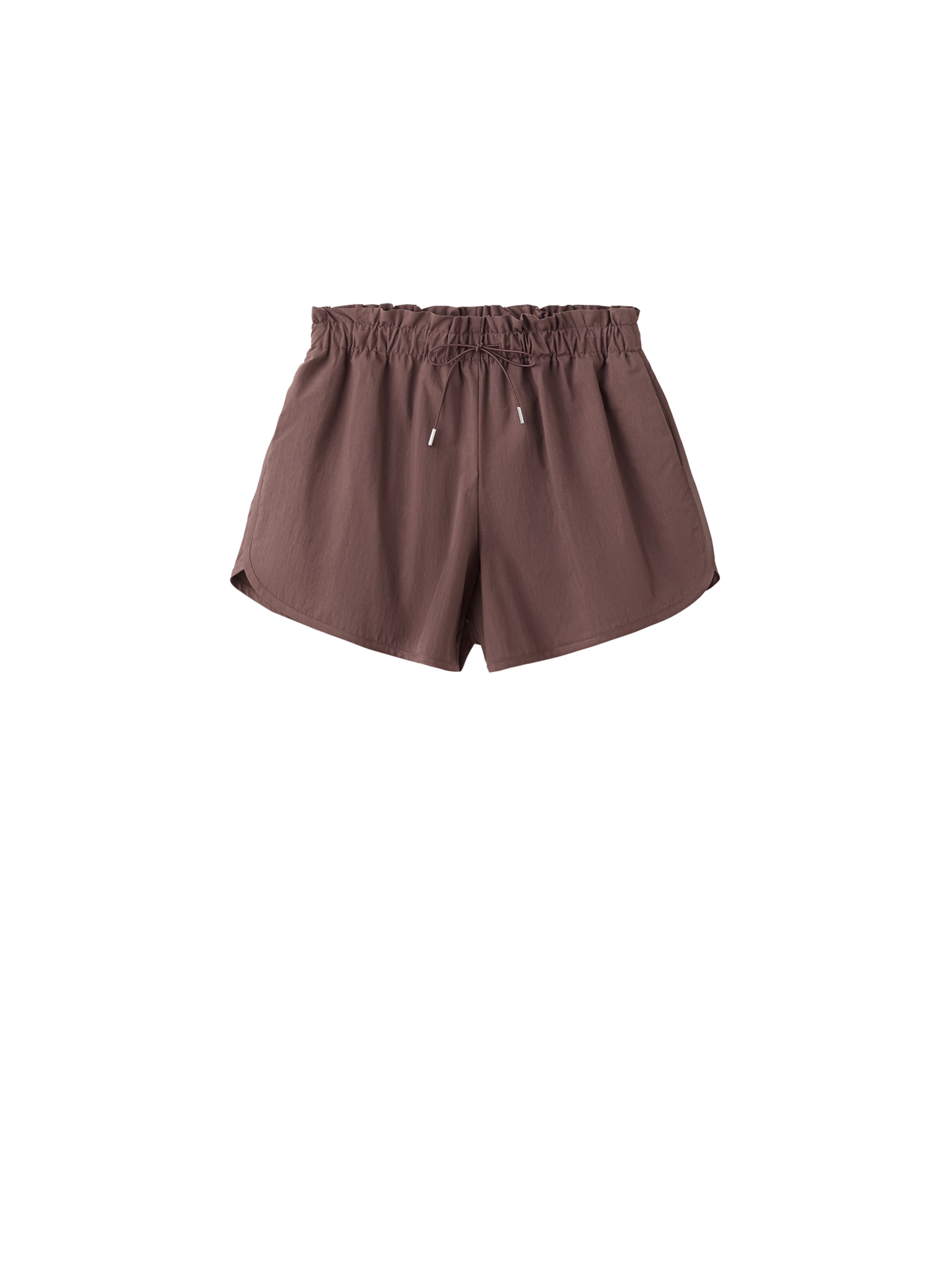 MANGO Loosefit Shorts 'MARA' in Lila: Vorderseite