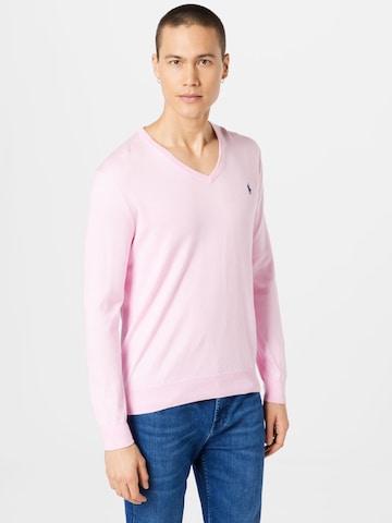 Polo Ralph Lauren Sweater in Pink: front