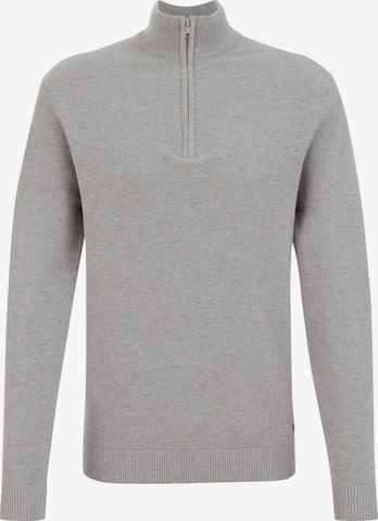 WE Fashion Pulover | siva barva: sprednja stran