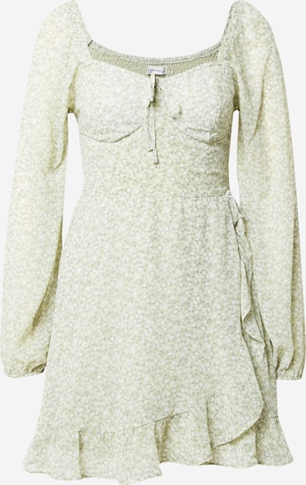 HOLLISTER Robe-chemise en vert gazon / vert pastel / blanc, Vue avec produit