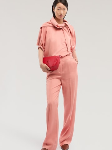 Trussardi Wide leg Trousers in Pink: front