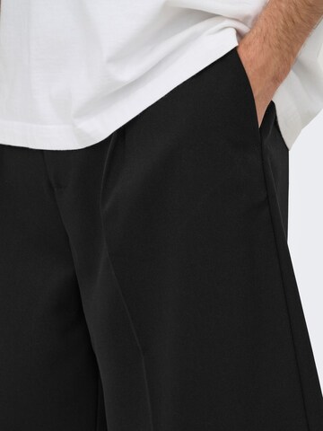 Regular Pantalon 'ONSDaves' Only & Sons en noir