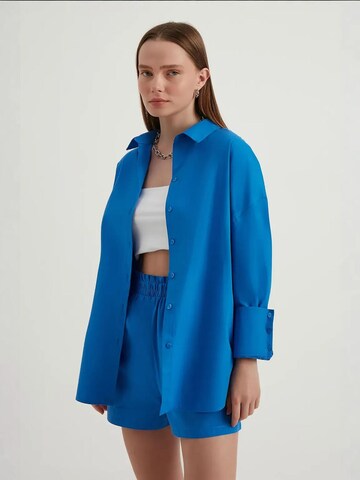 Hiccup Broekpak in Blauw: voorkant