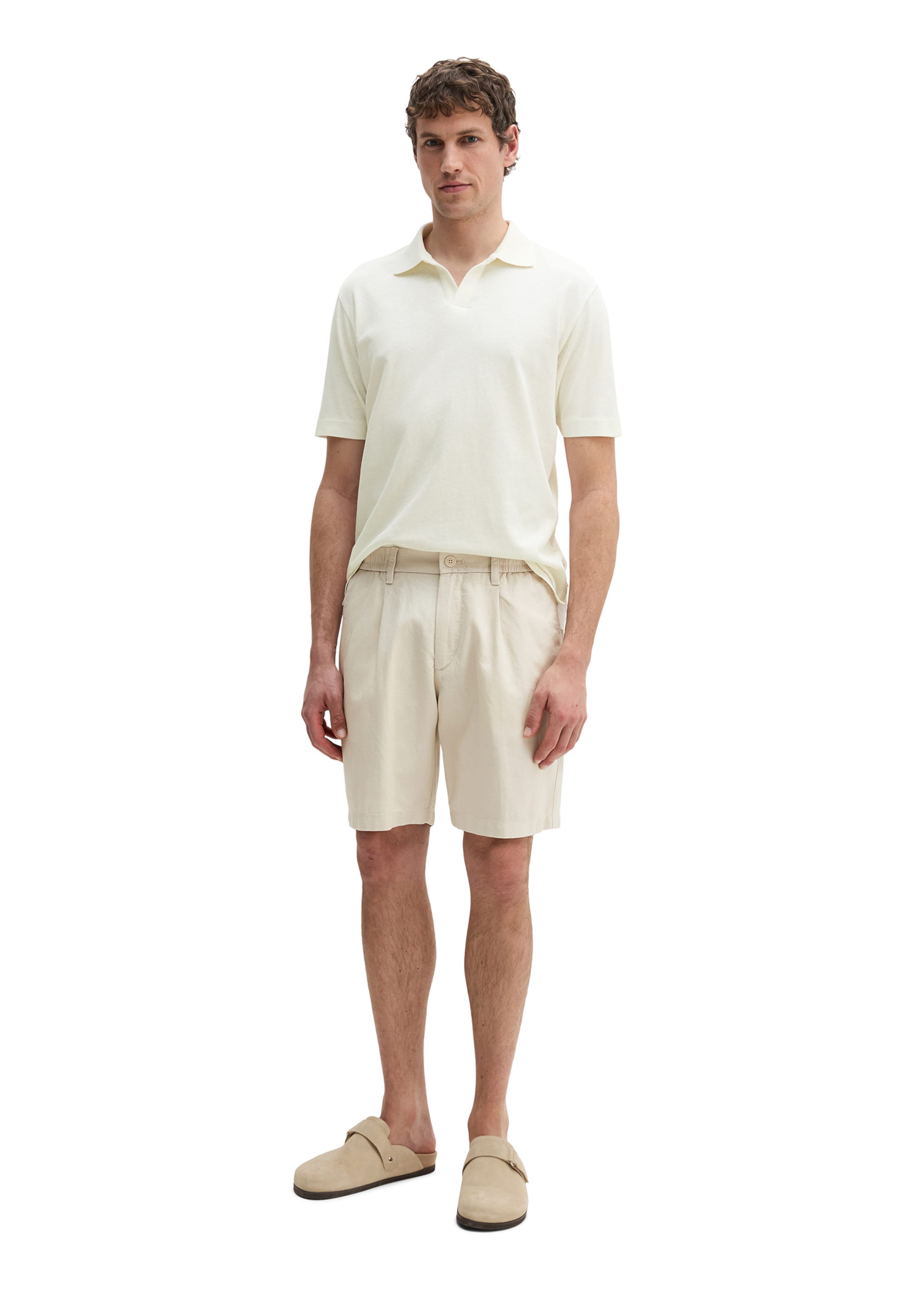 Regular Pantalon 'Eksjö' Marc O'Polo en beige