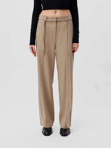 LeGer by Lena Gercke Regular Pants 'Leany' in Beige: front